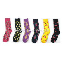 2019 Hot Sale  Korean fruits apple happy funny women socks